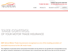 Tablet Screenshot of directmotortrade.com